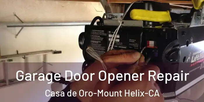  Garage Door Opener Repair Casa de Oro-Mount Helix-CA
