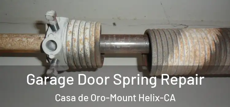 Garage Door Spring Repair Casa de Oro-Mount Helix-CA
