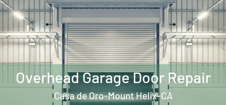 Overhead Garage Door Repair Casa de Oro-Mount Helix-CA